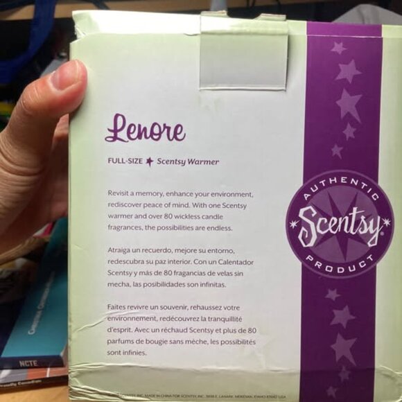 NEW Scentsy Lenore in Original Box - Picture 6 of 6
